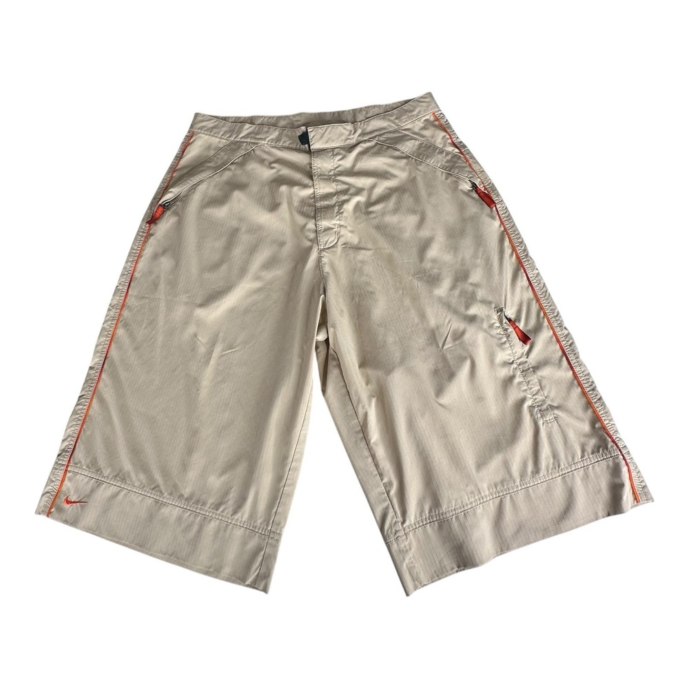 Nike Unlined Swimming Bermuda‎ Trunk  Swim Shorts Brown Tan Men's Size 36